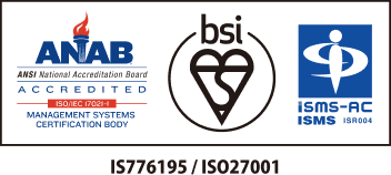 ISO/IEC 27001 認証バッジ
